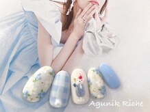 アグニークリッシェ(Agunik Riche)/【クリームソーダネイル】