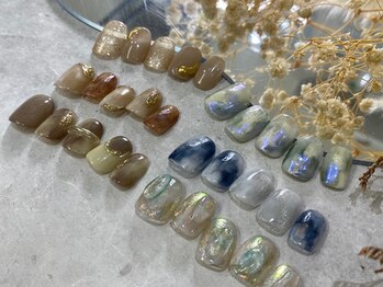 リリ(Rili)の写真/20種類以上のデザインから選べる【王道ニュアンスコース】！イベントや気分に合わせネイルチェンジ♪
