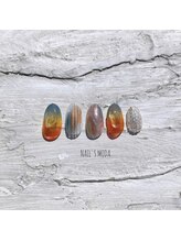ネイルズ モダ(NAIL'S MODA)/6月の新作1/夕日ネイル