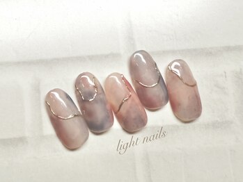 ライト ネイルズ ニシノミヤ(light nails NISHINOMIYA)/ニュアンスネイル