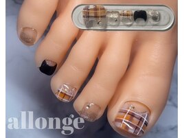 チェック柄ネイル☆
