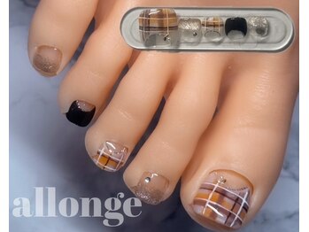 チェック柄ネイル☆