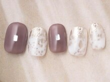 アイネイルズ 天神今泉店(I-nails)/泡ニュアンスミラーホロ