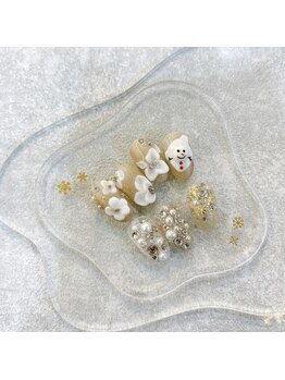 Winterワンポイントアート♪