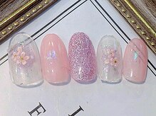 ティーエヌ 辻堂店/桜ネイル☆6600円