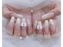 ネイル アリーズ セカンド(nail Allies 2nd)/白グラデーション ちゅるん 大人