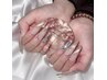 【選べるキラキラ質感】 Hand◇長さだし10本+フラッシュorミラーネイル♪
