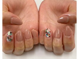 シンプルシェルネイル