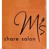 シェアサロンエムズ(share salon M's)のお店ロゴ
