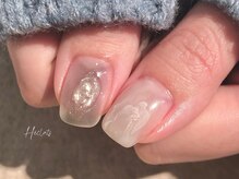 エクラス 銀座(Heclats)/ニュアンスネイル/春ネイル
