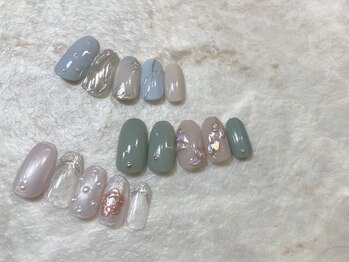 ティアラ(TIARA for nail & eye)の写真/【トレンド定額デザイン¥6000】可愛い、オシャレ、大人っぽいを全てご用意★流行を取り入れたネイルです♪