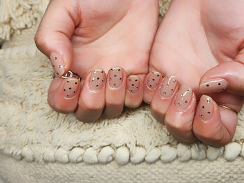 ミリ(mili)/アート90コースでキラキラドット