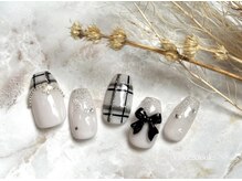 ヴィガー アンド ルックス 白金 目黒(Vigor&Looks)/チェック リボン キラキラ