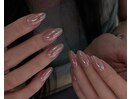 シンプル系ミラーネイル