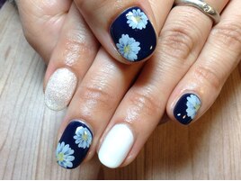 花柄ネイル