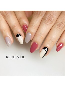 レッシュネイル サロンアンドスクール(RECH NAIL salon&school)/ブロッキングデザイン