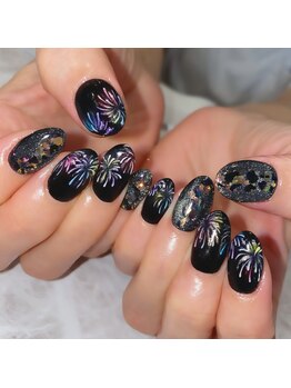 ルクシア(Luxia)/花火ネイル☆