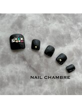ネイル シャンブル(nail CHAMBRE)/オールブラックネイル