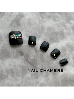 ネイル シャンブル(nail CHAMBRE)/オールブラックネイル
