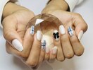 ホワイトデーネイル¥9000
