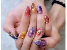 ネイルサロン シェル(Nail Salon SHELL)/タイダイネイル★