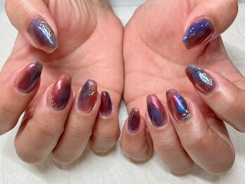 ビューティービースト フォー ネイルアンドアイラッシュ 松浜店(beauty:beast)/ミラーニュアンス＊