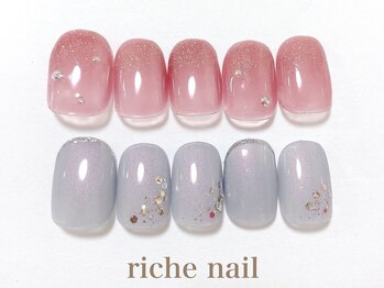 リッシュネイル 新百合ヶ丘店(riche nail)/シンプルアートコース