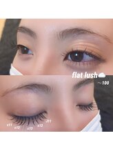 ギッシュ アイラッシュ桃花台店(guiches)/フラットラッシュ100本