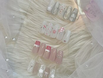 キレイエ ネイルズ(KIREIE NAILS)/ガーリー 手描き レース
