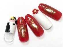 コルン/お正月ネイル♪ゴージャス¥7,810