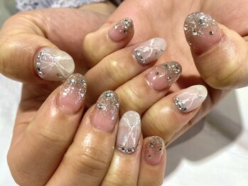 ネイルキュート アンド クールラッシュ 亀有店(nailcute & CoolLash)/大理石ネイル
