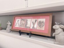 アリープラスレディサロン(ALLY+Lady SALON)/こだわりの内装＆小物♪