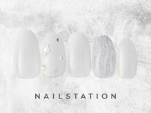 ネイルステーション ルミネ新宿1店(NAIL STATION)/シンプルネイル／パラジェル