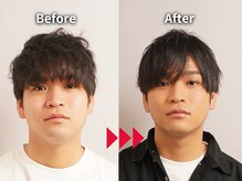 メンズメイク コレクション 名古屋店/Before After