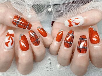 テセネイル(Tese Nail)/赤チェックデザイン♪