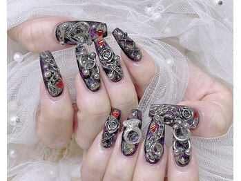 アリーズ(Allies)/ゴテゴテ パーツ ピアス 地雷