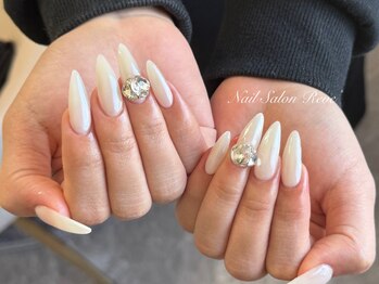 レーヴ(Reve)/ホワイトミラーネイル