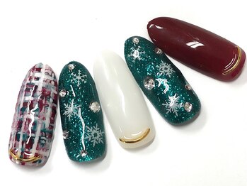 コルン/クリスマスネイル♪¥7810
