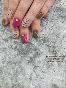 プライベート ネイルサロン マーマ(murmur)/レオパードネイル