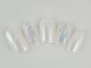 ホワイトミラーネイル6930円