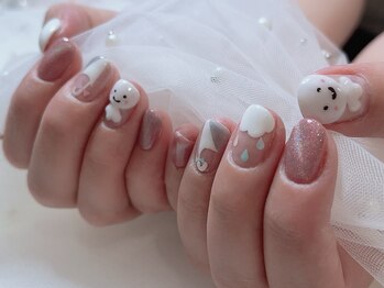 ネイル スパ ココプラス(Nail spa Cocoplus)/てるてるぼうずの梅雨ネイル
