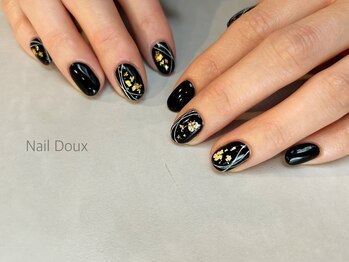 ネイル ドゥ 岡山駅前店(Nail Doux)/ジャパニーズモノトーンネイル
