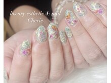 シェリエ(Cherie)/お花畑ネイル