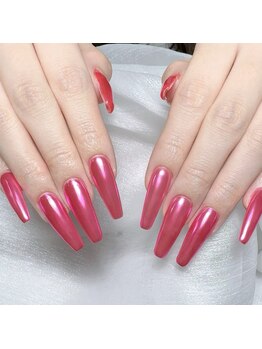 木にいる 錦糸町/長さだしミラーネイル