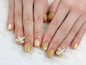 ネイルサロン きらら 平塚店/リボンネイル