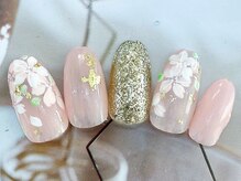 ティーエヌ 辻堂店/桜ネイル☆6600円