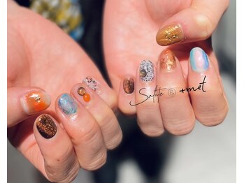 タスメット(+met)/～オレンジ×ブルー～