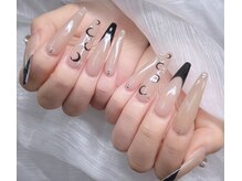 マルチューネイル 池袋(MARUCHU NAIL)/ベースカラー付きフレンチ¥9000