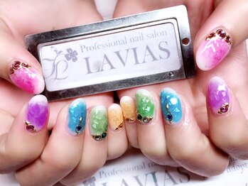プロフェッショナル ネイルサロン ラヴィアス(LAVIAS)/【ジェル】10本アートし放題