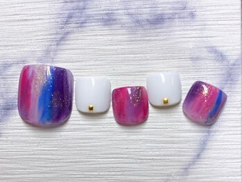 ネイルサロン インプレス(Impress)/ニュアンスフットネイル